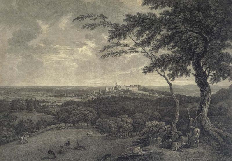 unknow artist South View of Windsor,taken from the Great Park oil painting image